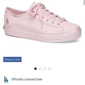 Women's Los Angeles Dodgers Keds Pink Shoes